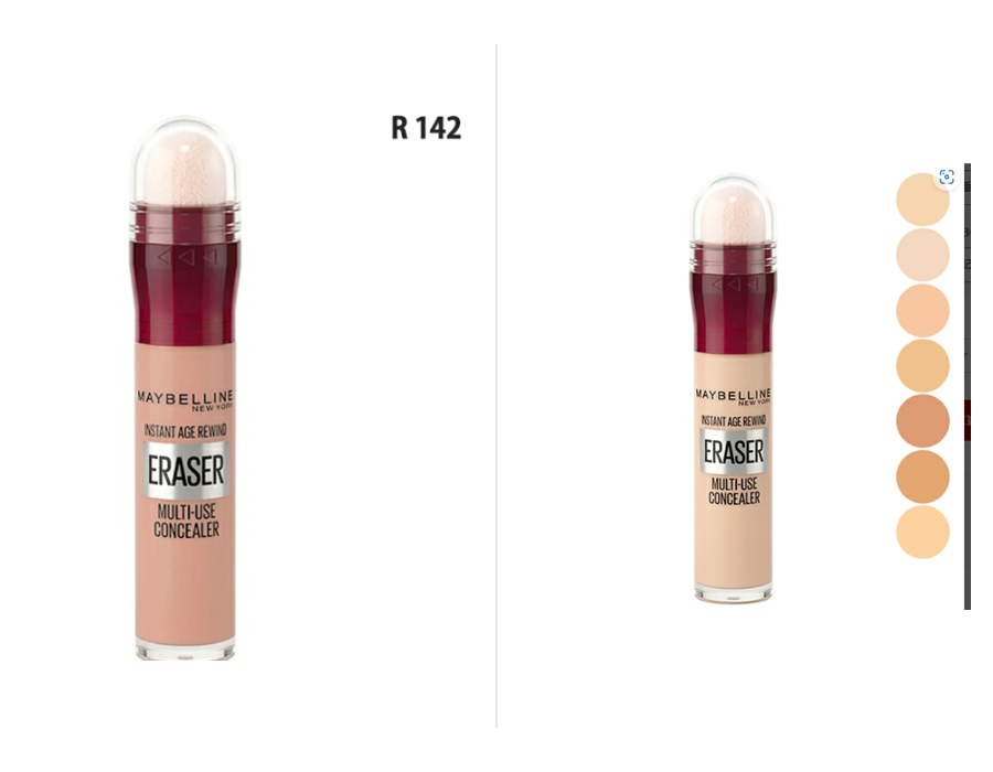 Maybelline Instant Age Rewind Eraser Concealer collage image