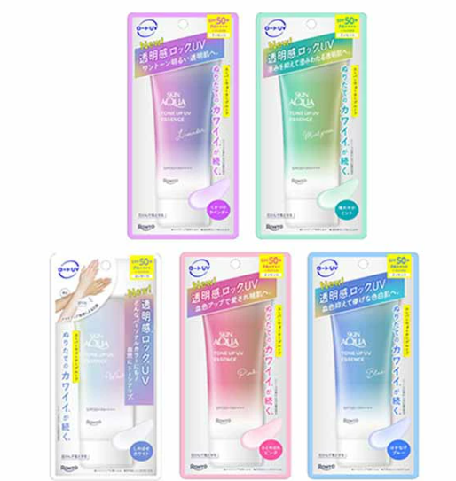 Skin Aqua Tone Up UV Essence varieties product image